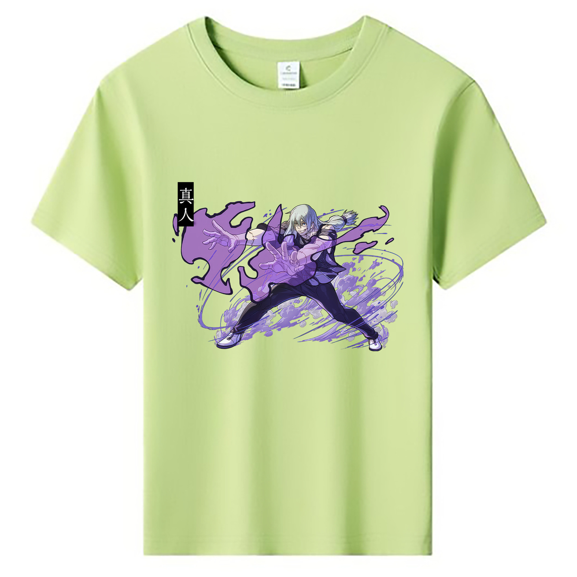 （画像用） 呪術廻戦 Jujutsu Kaisen 綿100％キッズTシャツ（フロントプリント）